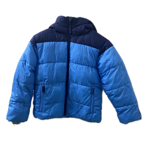 all in motion Other - All in Motion Two Tone Blue Puffer Coat Kids Size 6